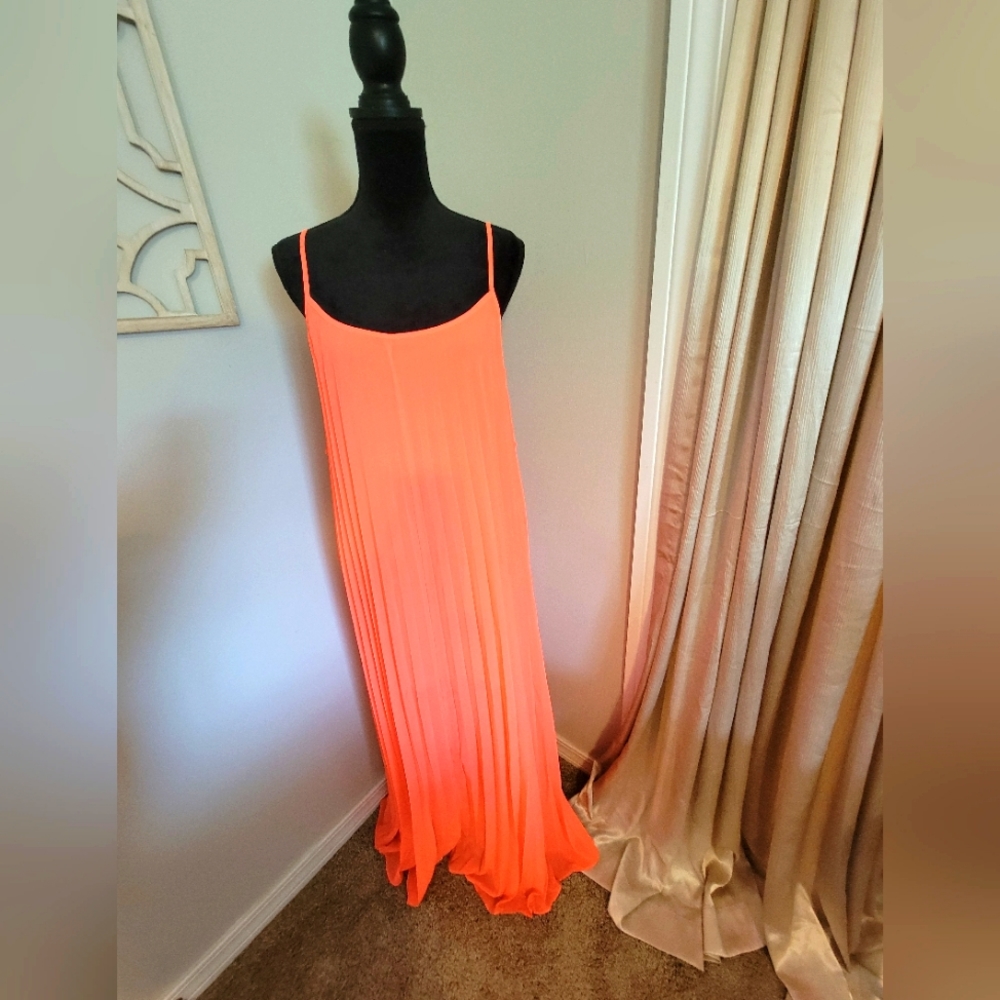 Electric Coral summer maxi